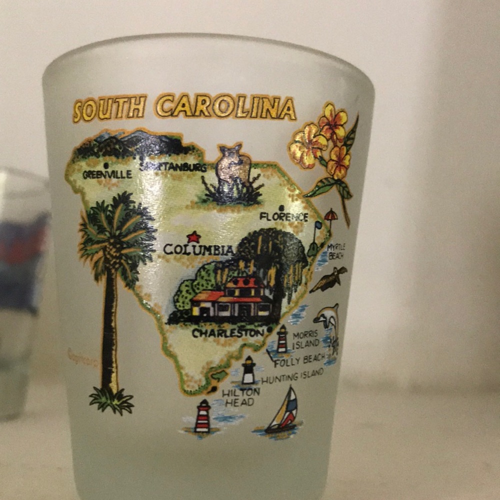South Carolina Shot Glass